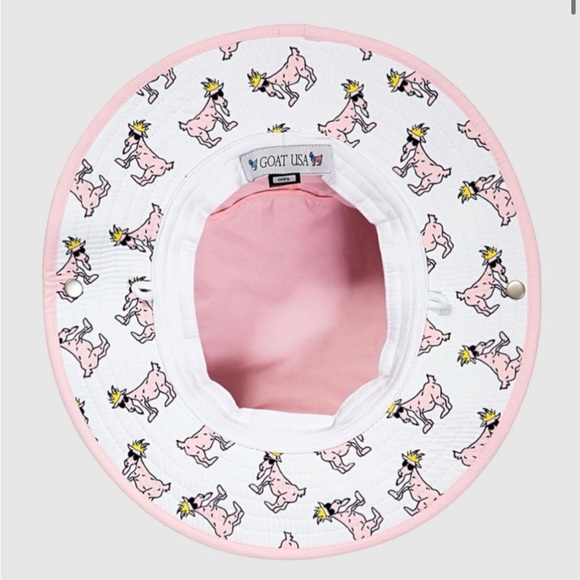 GOAT USA OG pink bucket hat & stickers! - Picture 4 of 9